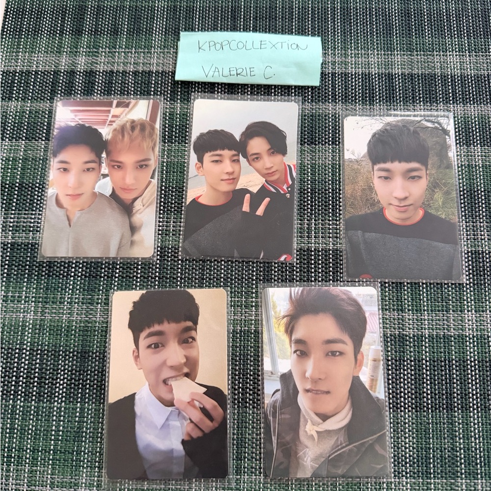 Seventeen wonwoo going seventeen album photo card set